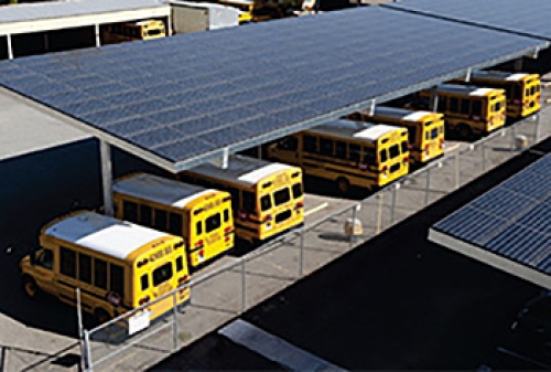 solar power and buses